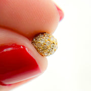 Diamond & Sterling Silver Round Bead